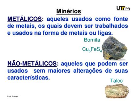 qual é a diferença entre mineral e minério